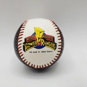 Power Rangers Logo Béisbol Bandai Saban 1994 Juguete Promocional Retro Años 90 Negro - Imagen 1 de 6