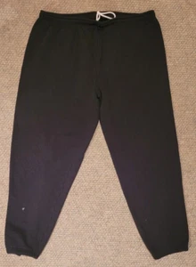 Men Fruit of the Loom Black Sweatpants Size XL Workout Casual Running Walking - Picture 1 of 5