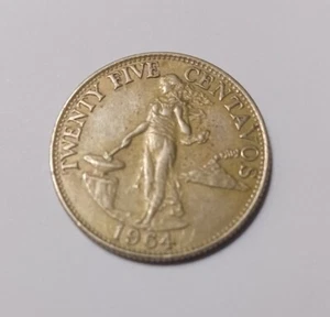 25 Centavos Philipines 1964 - Picture 1 of 2