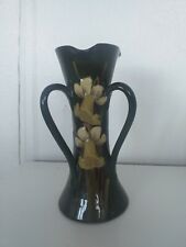 Glazed Earthware Three Handled Daffodil Vase
