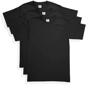 Yazbek Men's Heavy Weight (5.9-Ounce) Crew Neck Short Sleeve T-Shirt - (3-Pack) - Picture 1 of 14