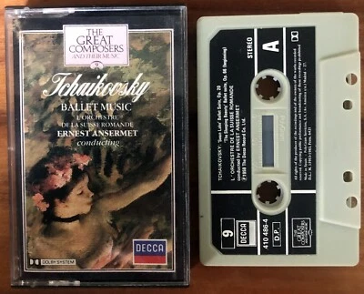 TCHAIKOVSKY Ballet Music L'Orchestre De La Suisse Romande (Cassette Tape, 1959) - Image 1 of 2