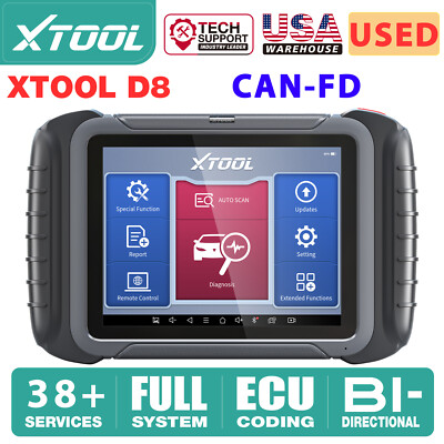 XTOOL USED D8 Auto All System Diagnostic Scan...