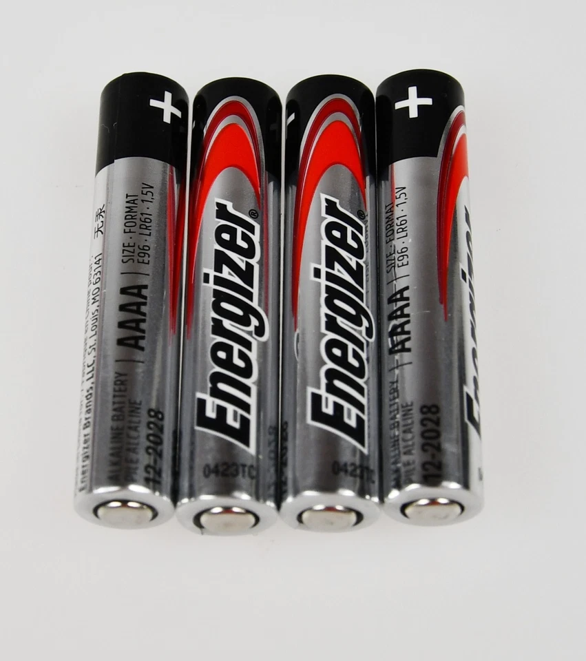4 Stück  AAAA  1,5V Alkaline 42mm lang Energizer Batterie LR61, E96, LR8D425  - Bild 1 von 2
