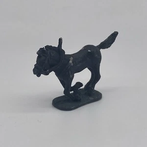 Vintage Miniature Black Metal Horse Figurine - Picture 1 of 4