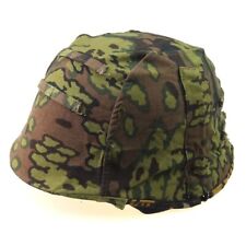 WWII German ELITE M35 Reversible Helmet Cover Color Spring And Fall Oak Camo