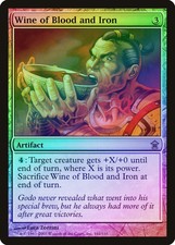 Wine of Blood and Iron FOIL Saviors of Kamigawa HEAVILY PLD Rare CARD ABUGames