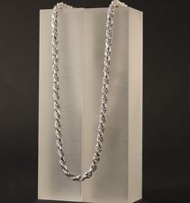 Herren Silberkette Kordelkette Echt 925 Silber Damen Halskette Collier | 3,5 mm