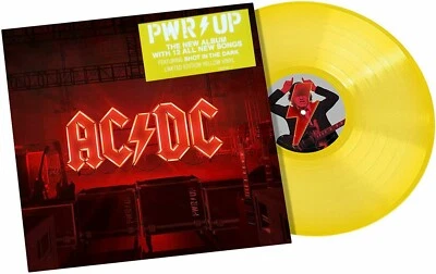 AC/DC LP PWR UP YELLOW VINYL Power Up LIMITED EDITION - Mails SAME DAY - Image 1 of 4