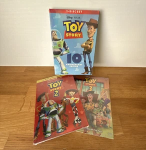 Toy Story 1, 2 And 3 New Sealed Includes Special Editions Pal Region 1 - Picture 1 of 4