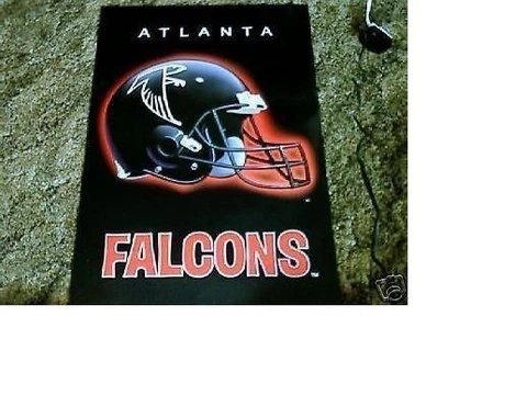 MINT 1993 ATLANTA FALCONS "NFL FOOTBALL HELMET" POSTER Estate Find No Pinholes Cover