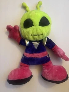Peluche marciano alienígena de neón NANCO 1998 de colección - Premio parque temático años 90 👽 - Imagen 1 de 2