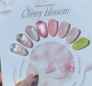 DVOK Cherry Blossom Gel Polish Petal Glitter Magnet Syrup Solid 8Colors Set - Picture 1 of 10