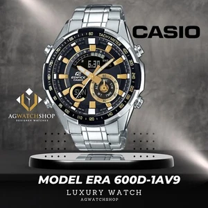 Casio Edifice EFR-550D-1AVUDF Stainless Steel Silver Strap Stylish Wrist Watch - Picture 1 of 5