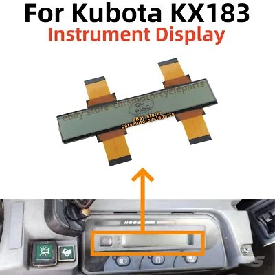 LCD Display For KUBOTA KX183 Mini Excavator Instrument Screen Repair Parts NEU - Bild 1 von 4