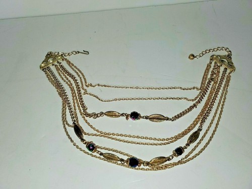 VETEMENTS Collana moda circa 12" colore oro