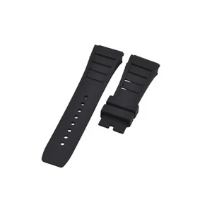 Correa de reloj de goma negra de 27 mm para Richard Mille RM011, RM030, RM010, RM055, RM53 - Imagen 1 de 6