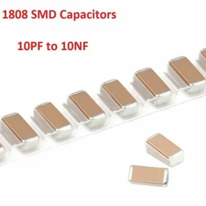 1KV 2KV 3KV High Voltage 1808 SMD/SMT Capacitors MLCC Range 10PF to 10NF - Picture 1 of 2