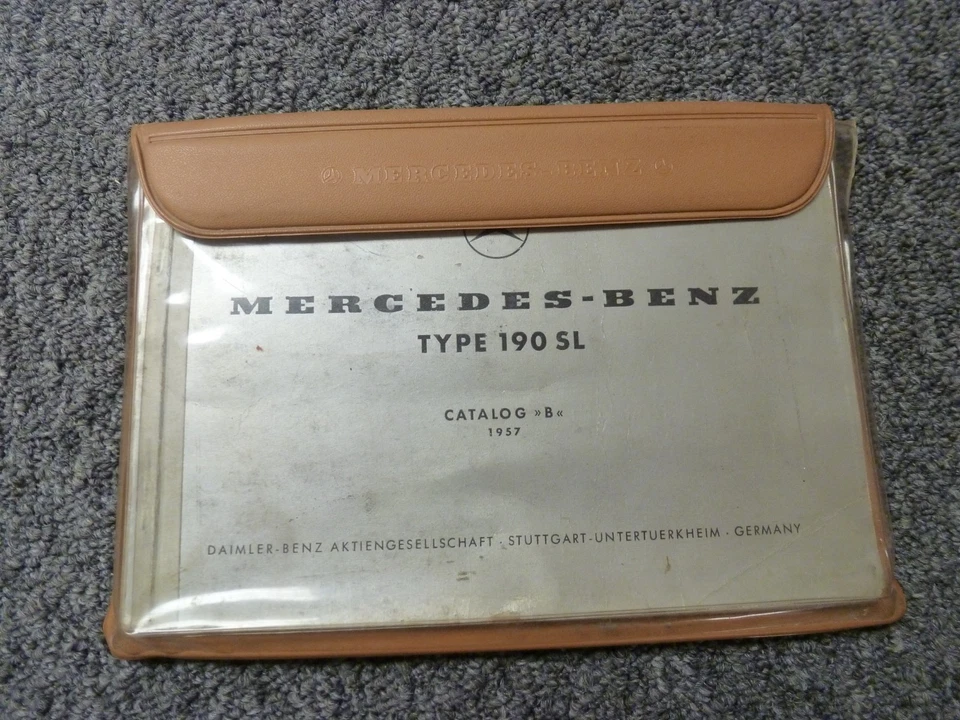 Mercedes Benz 190SL 1957-1960 Catálogo de piezas originales manual convertible 1958 1959 Foto 1 de 1