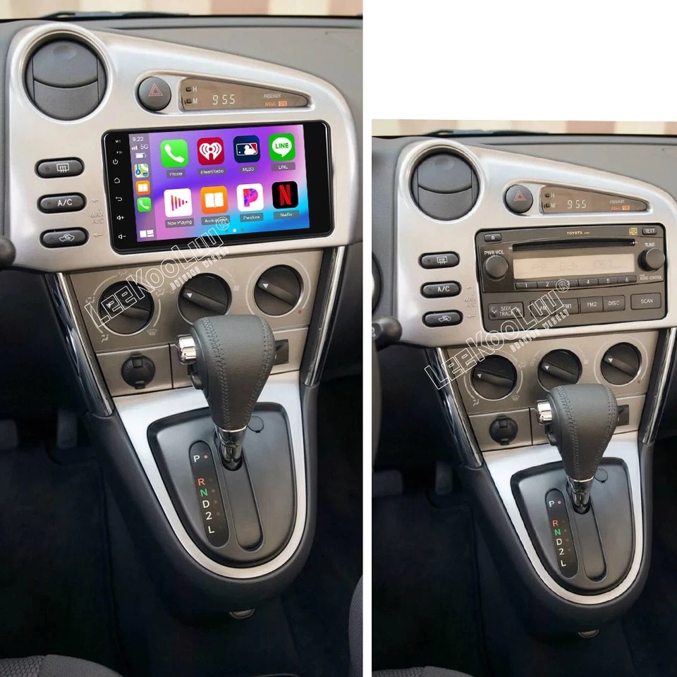 7-дюймовый автомобильный стерео радио для Toyota Matrix 2003-2008 Android 15.0 GPS 2G + 64 ГБ - Изображение 1 из 4