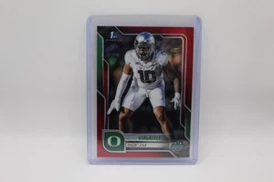 Bowman Matayo Uiagalelei 2025 - rojo verdadero/5 1º, 1º en impresión - Imagen 1 de 2