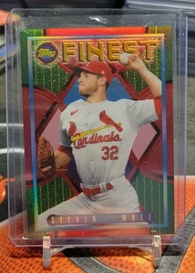 Steven Matz 2022 Topps Finest Red Refractor /5 - Picture 1 of 2