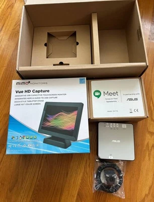 ASUS Google Meet Mini Desktop Chrome OS i7 8550U Quad Cores NVme 256Gb RAM 4Gb - Image 1 of 4