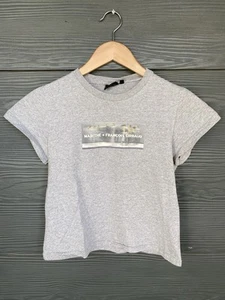 Vintage 90s Marithé & François Girbaud Women’s Gray T-Shirt Medium Graphic - Bild 1 von 9