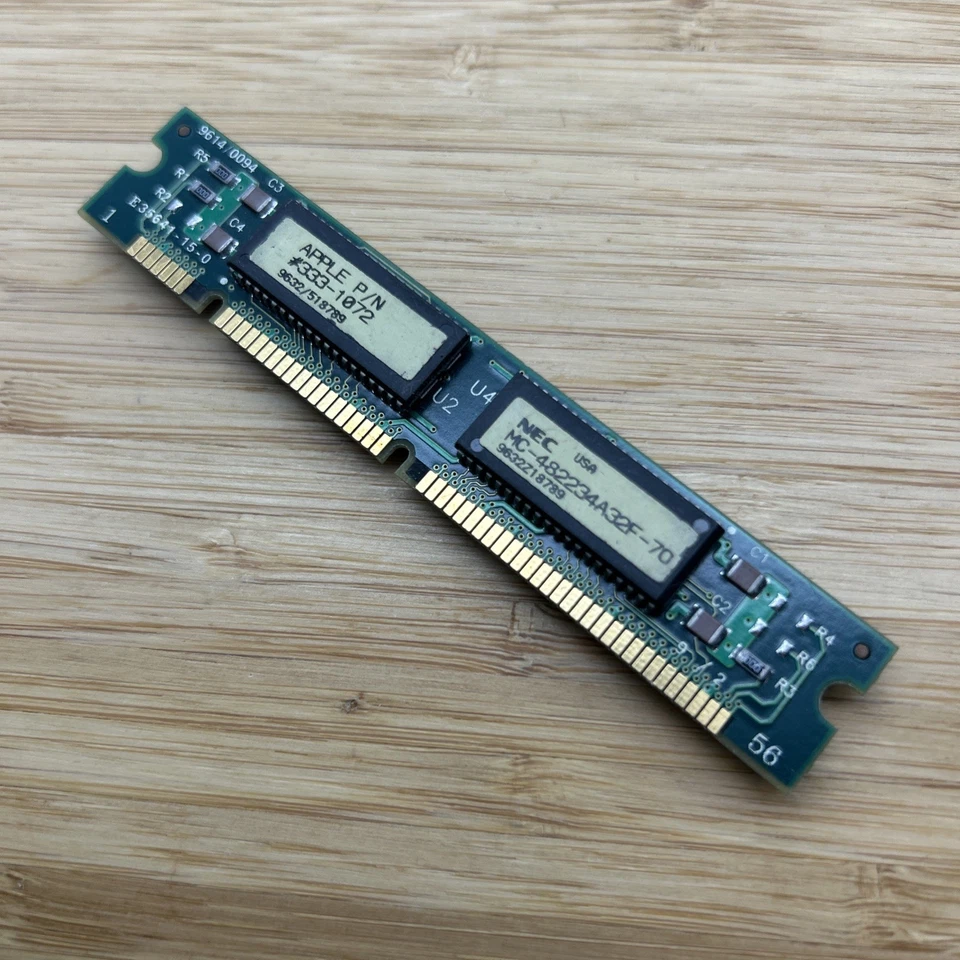 MAC 56-pin Apple Power Macintosh 1MB VRAM SIMM # 333-1072 PowerMac 7300 7500 760 - Image 1 of 4