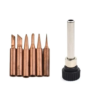 7pcs Soldering Tips Kit 900M-T Diamagnetic Hand Tool Handle Set Brand New - Picture 1 of 13