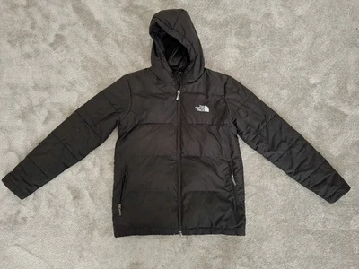 BOYS NORTH FACE BLACK JACKET SIZE JUNIOR XXL - Image 1 of 4