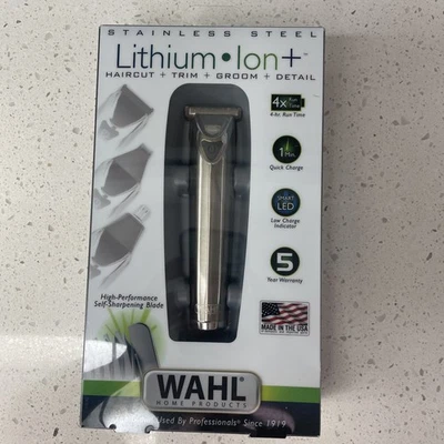 Wahl USA Clipper Rechargeable Lithium Ion + stainless steel model 9818 - Image 1 of 4