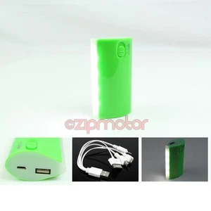 5200MAH POWER BATTERY CHARGER MICRO USB GREEN NOKIA LUMIA 1020 920 LG OPTIMUS G2 - Photo 1 sur 1
