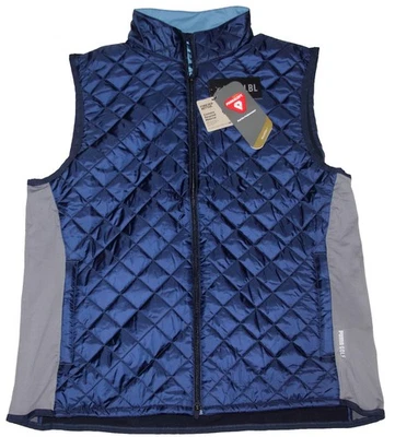 Puma Golf Men's Frost Quilted Vest Primaloft Fill Blue Size XL NWT $200 - Image 1 of 4