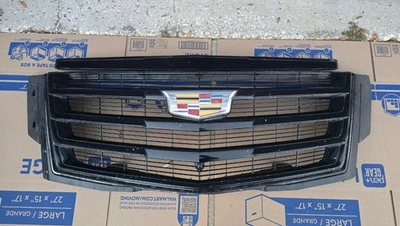 2015-2020 Cadillac Escalade OEM Upper Grille Grill w/ Emblem & Camera BLACK - Image 1 of 4