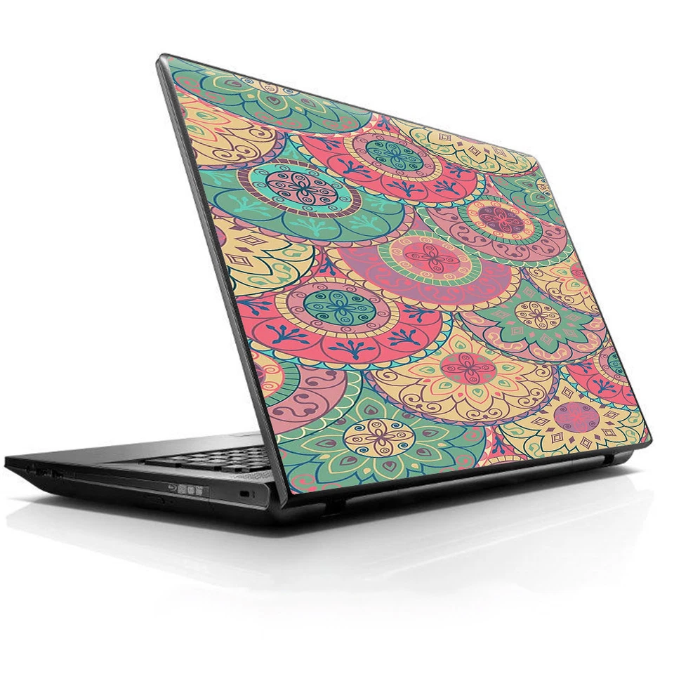 Laptop Notebook Universal Skin Decal Fits 13.3" to 16" / Circle Mandala Design  - Image 1 of 1
