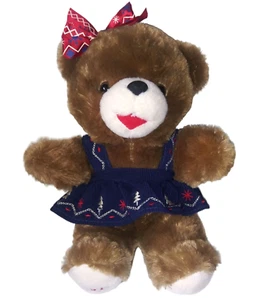 Dan Dee Snow Flake Teddy Bear Stuffed Animal Christmas Plush Holiday Bear 2019 - Picture 1 of 9