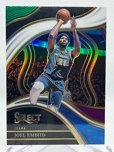JOEL EMBIID 2023-24 Panini Select #204 Courtside GREEN WHITE PURPLE PRIZM - Picture 1 of 2