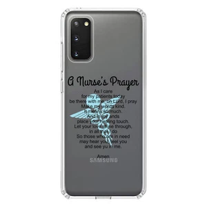 Clear Case for Galaxy S (Pick Model) A Nurse's Prayer - Picture 1 of 12