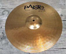 Paiste 201 Bronze 16" Crash Cymbal Drums Schlagzeug  •Made in Germany•