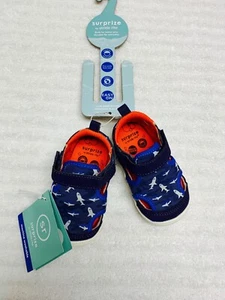 Surprize by Stride Rite Toddler Boys Fisherman Sandals-Navy-Size 4 - Picture 1 of 8