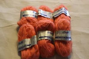 Bucilla Alpaca Mist Alpaca acrilico lotto di 6. Palline da 1 oncia arancioni Made in Italy - Foto 1 di 4