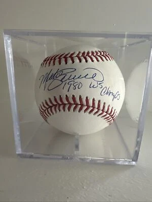 Mike Schmidt Signed MLB Baseball "1980 WS Champs" Inscription PSA COA Auto - Image 1 of 4