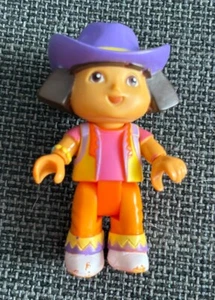 Mega Bloks Dora The Explorer Building Toy Cowgirl Dora Figure 3” - Picture 1 of 8