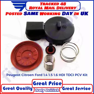 Ford 1.6 1.5 TDCI Diesel PCV Focus S-Max Mondeo Galaxy PCV Valve Fiesta Kit UK - Picture 1 of 5