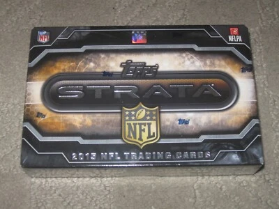 2015 Topps Strata Football Hobby Box 2 Autographs Per Box - Image 1 of 2