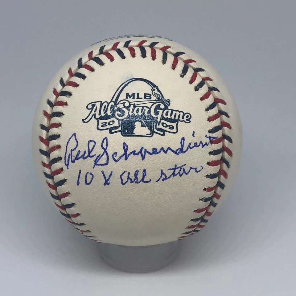 Red Schoendienst signed Rawlings 2009 All Star baseball JSA Cardinals HOF A273 - Image 1 of 2