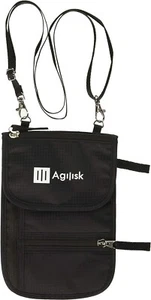 Bundle of 2 - Agilisk Travel Wallet & Passports Holder with RFID Blocking Black - Picture 1 of 7