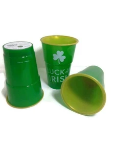 Juego de 2 tazas Luck Of The Irish Light Up día de San Patricio 16 oz - Imagen 1 de 5