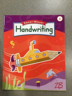Zaner Bloser Handwriting: Grade 5 Cursive writing booklet, NEW - Image 1 of 2